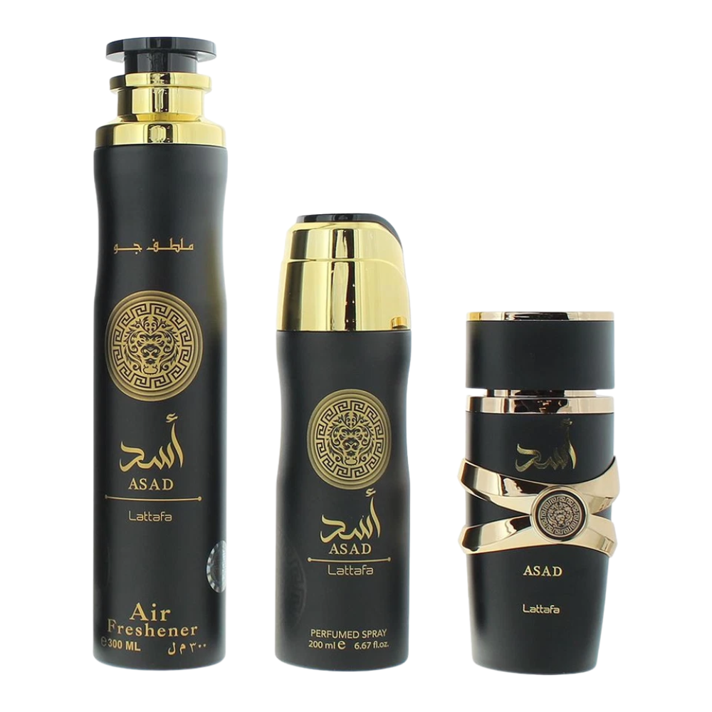 Asad - Lattafa (3 Pcs Gift Set)