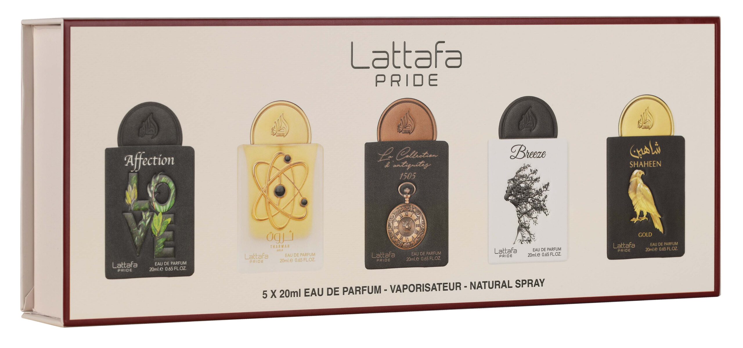 Lattafa Giftset Collection 5x20ML Box 1 - Lattafa Pride