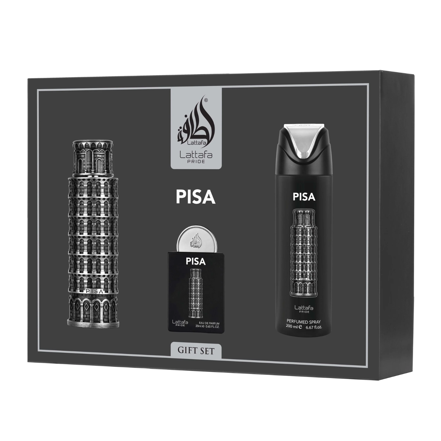 Pisa - Lattafa Pride (3 Pcs Gift Set)