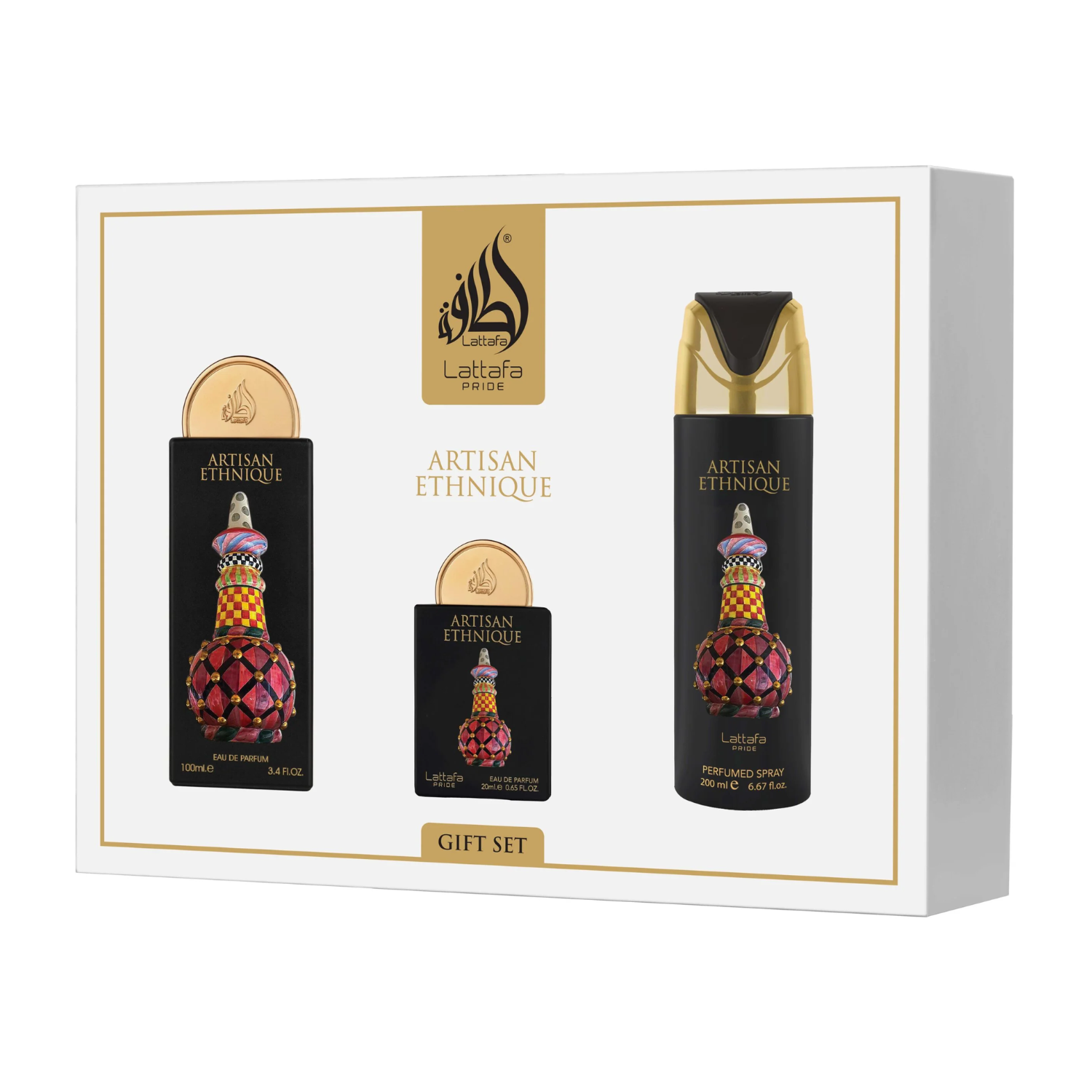 Artisan ethnique - Lattafa Pride (3 Pcs Gift Set)