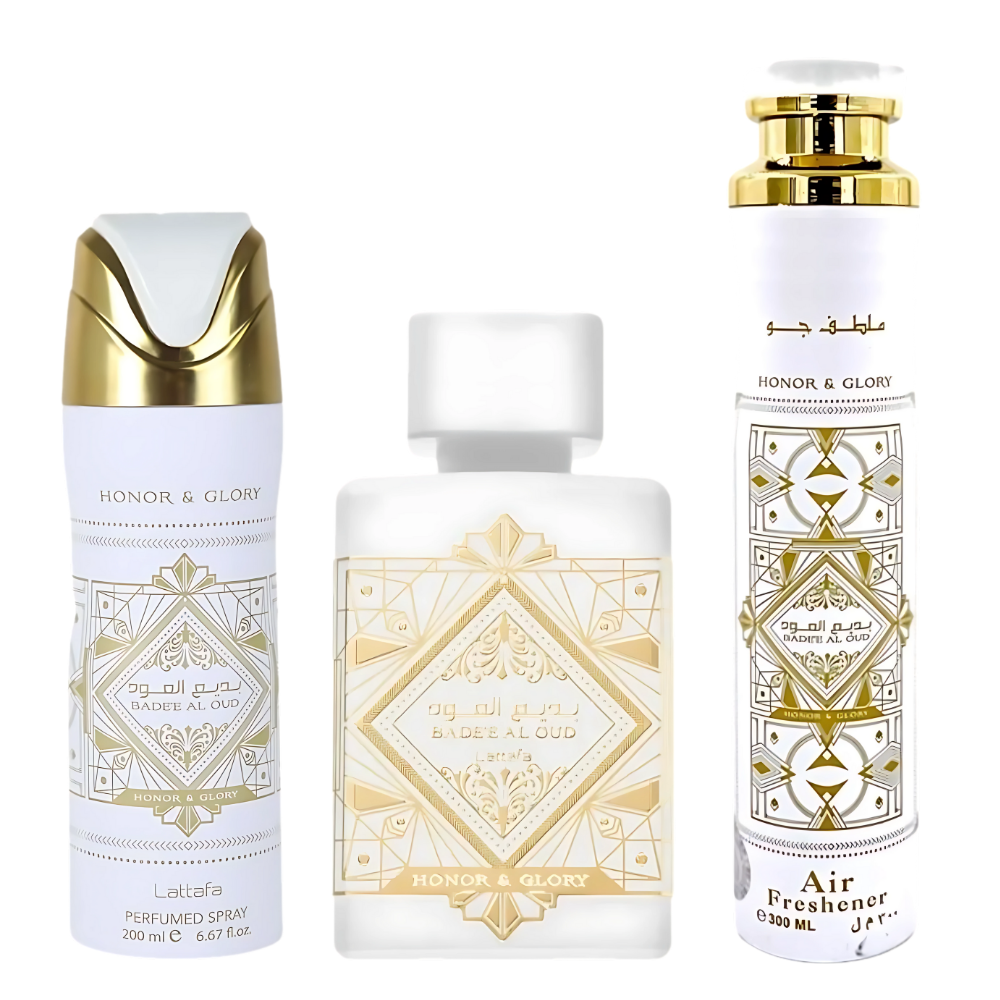 Bade’e Al Oud Honor & Glory - Lattafa (3 Pcs Gift Set)