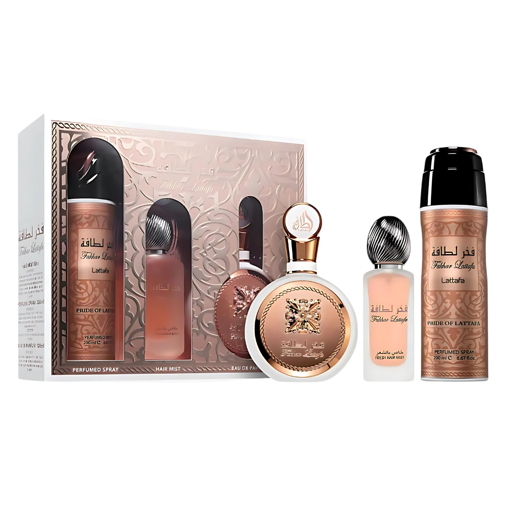 Fakhar Rose - Lattafa (3 Pcs Gift Set)