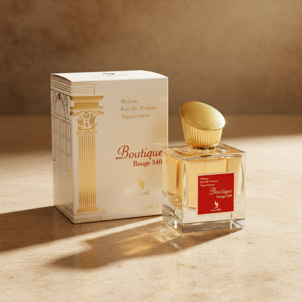 Boutique Rouge 540 van Volaré in een warme amberkleurige sfeer