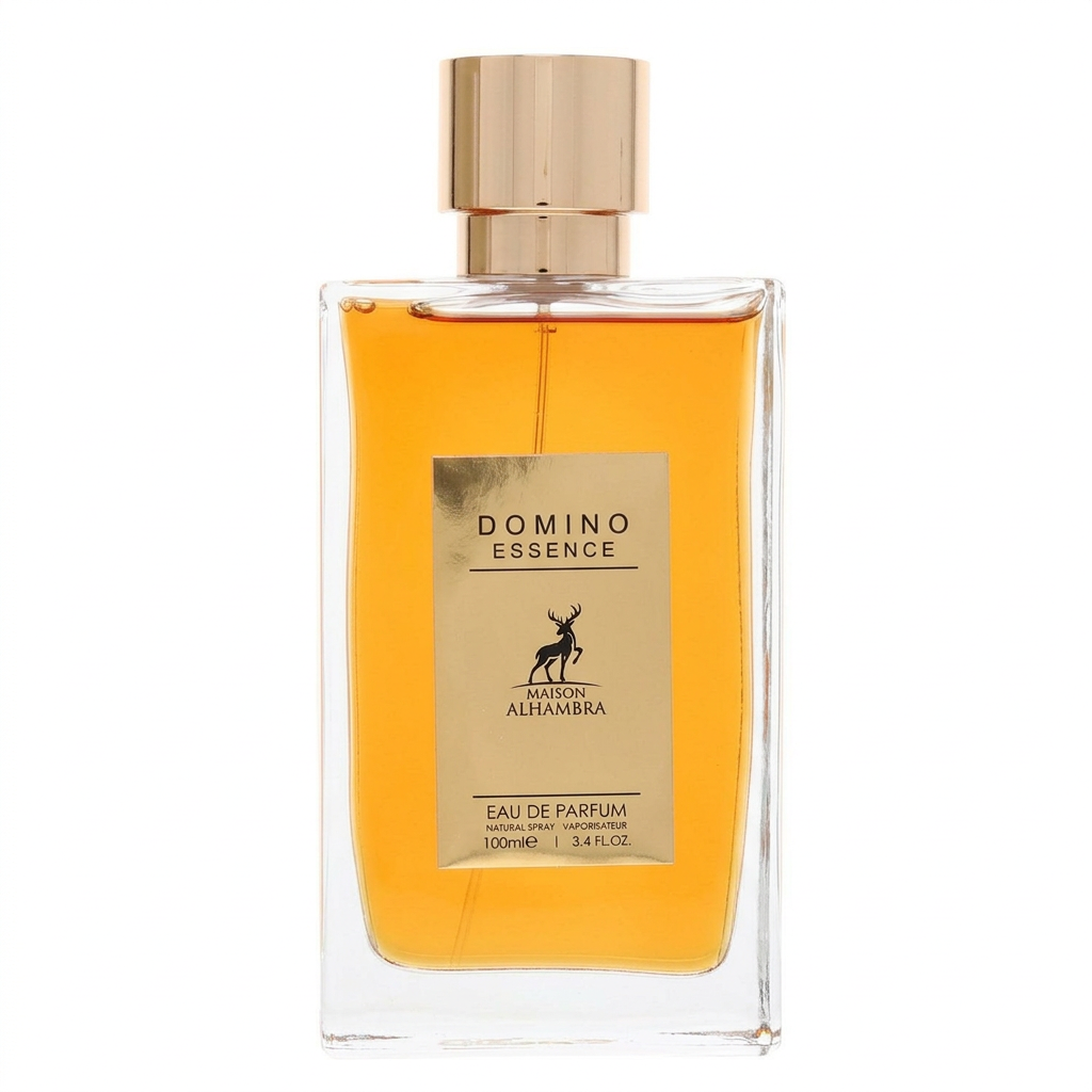 Maison Alhambra Domino Essence Eau de Parfum 100 ml fles op witte achtergrond