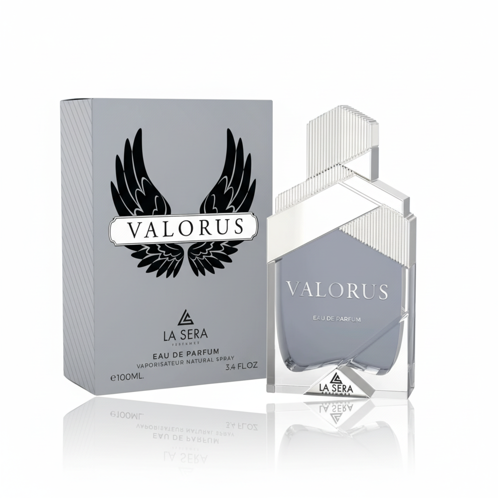 La Sera Valorus Eau de Parfum 100 ml fles met originele zilvergrijze verpakking