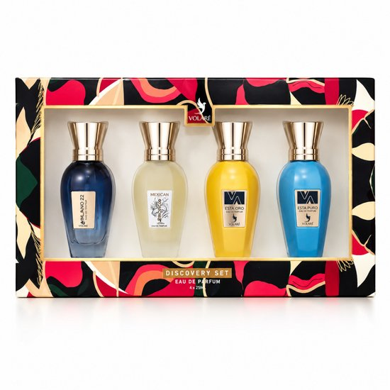 Volaré Discovery Set met vier parfums in de originele doos