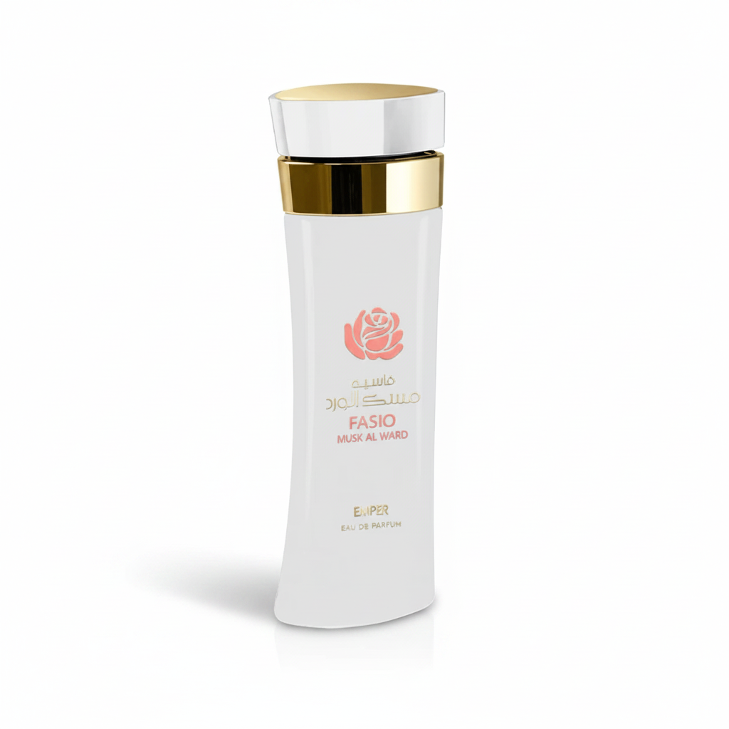 Emper Fasio Musk Al Ward Eau de Parfum 100 ml witte parfumfles