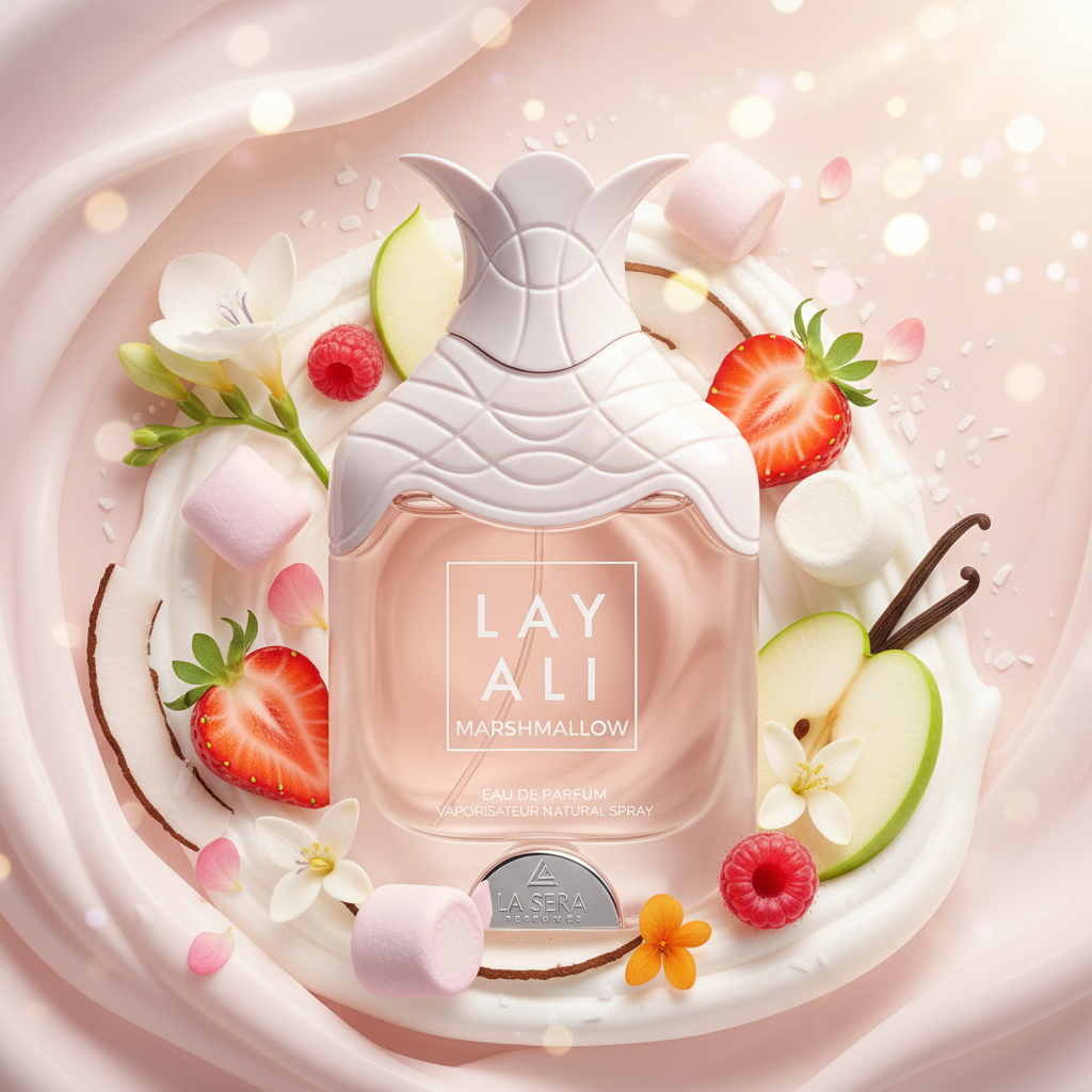 La Sera Layali Marshmallow Eau de Parfum 100 ml met aardbei, marshmallow en vanille