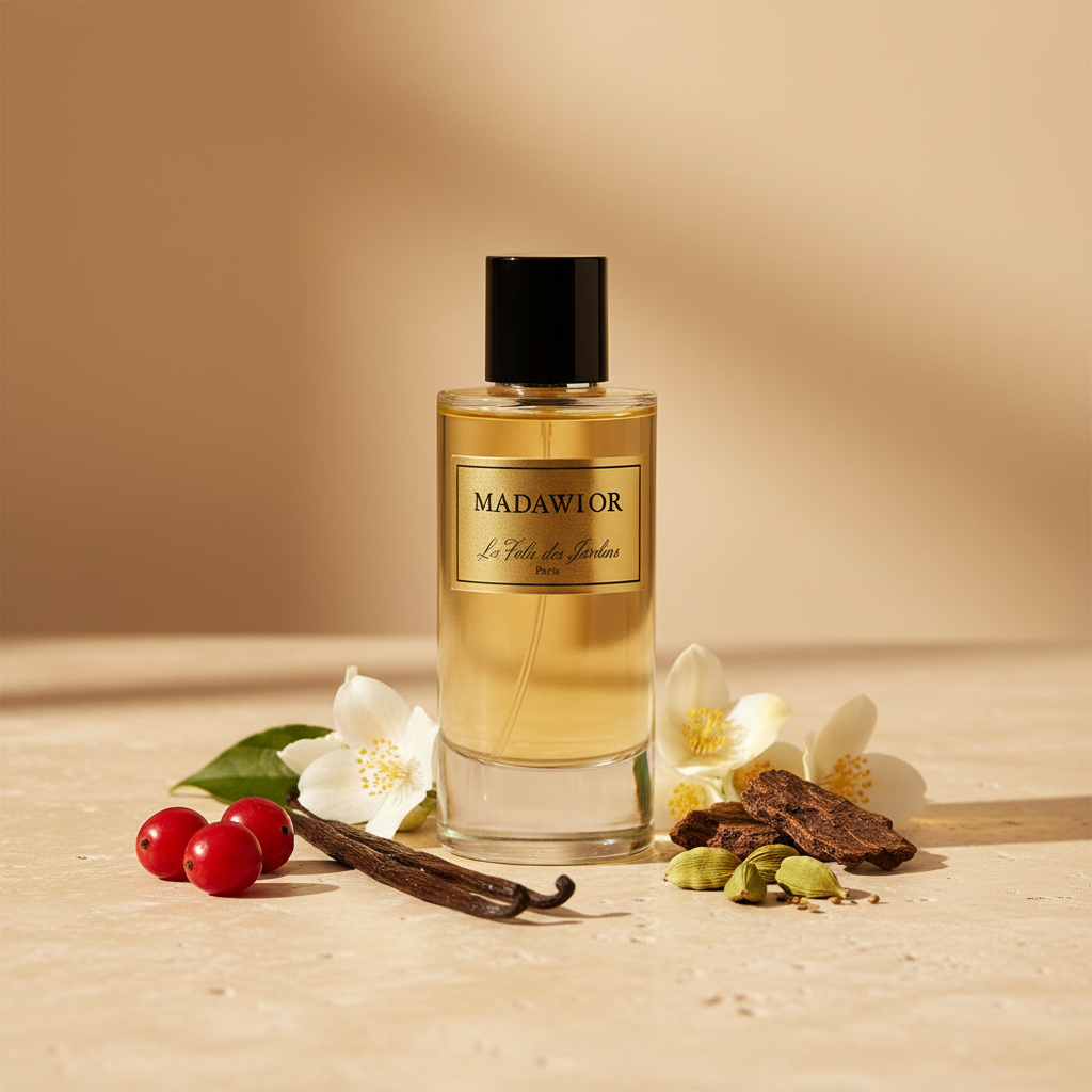 Madawi Or Extrait de Parfum 50 ml van La Folie des Délices met rode bessen, jasmijn en vanille