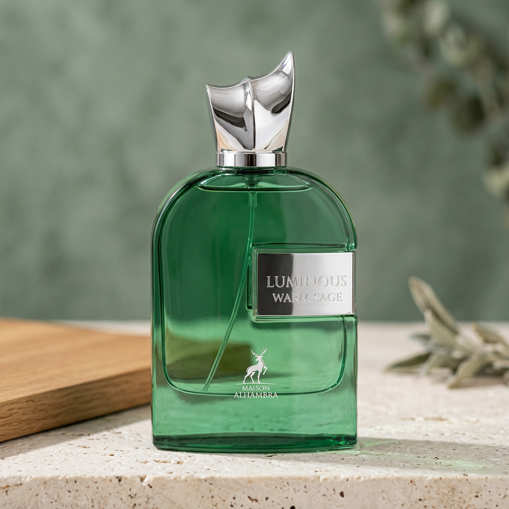 Sfeerfoto Luminous Warm Sage van Maison Alhambra