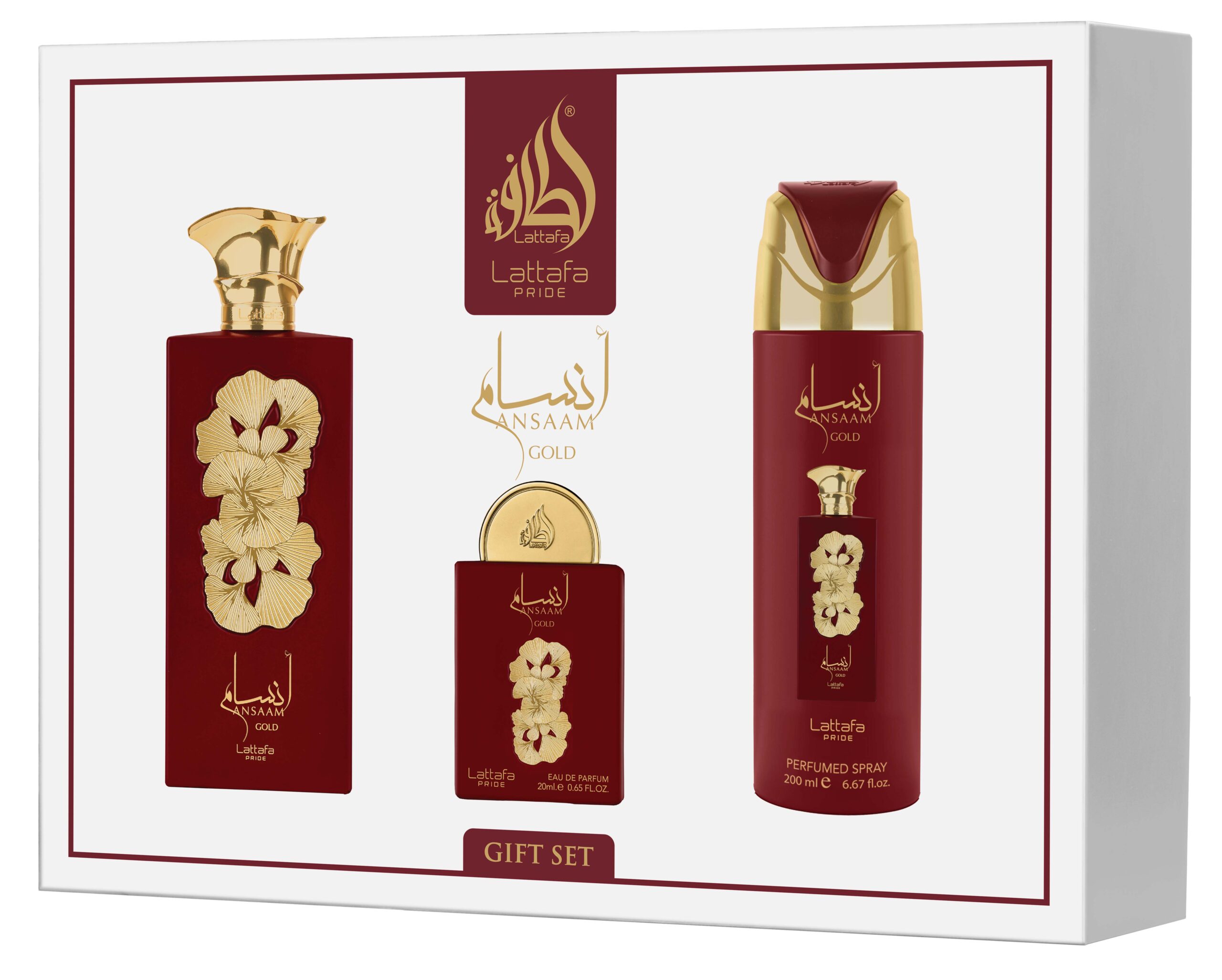 Ansaam Gold - Lattafa Pride (3 Pcs Gift Set)