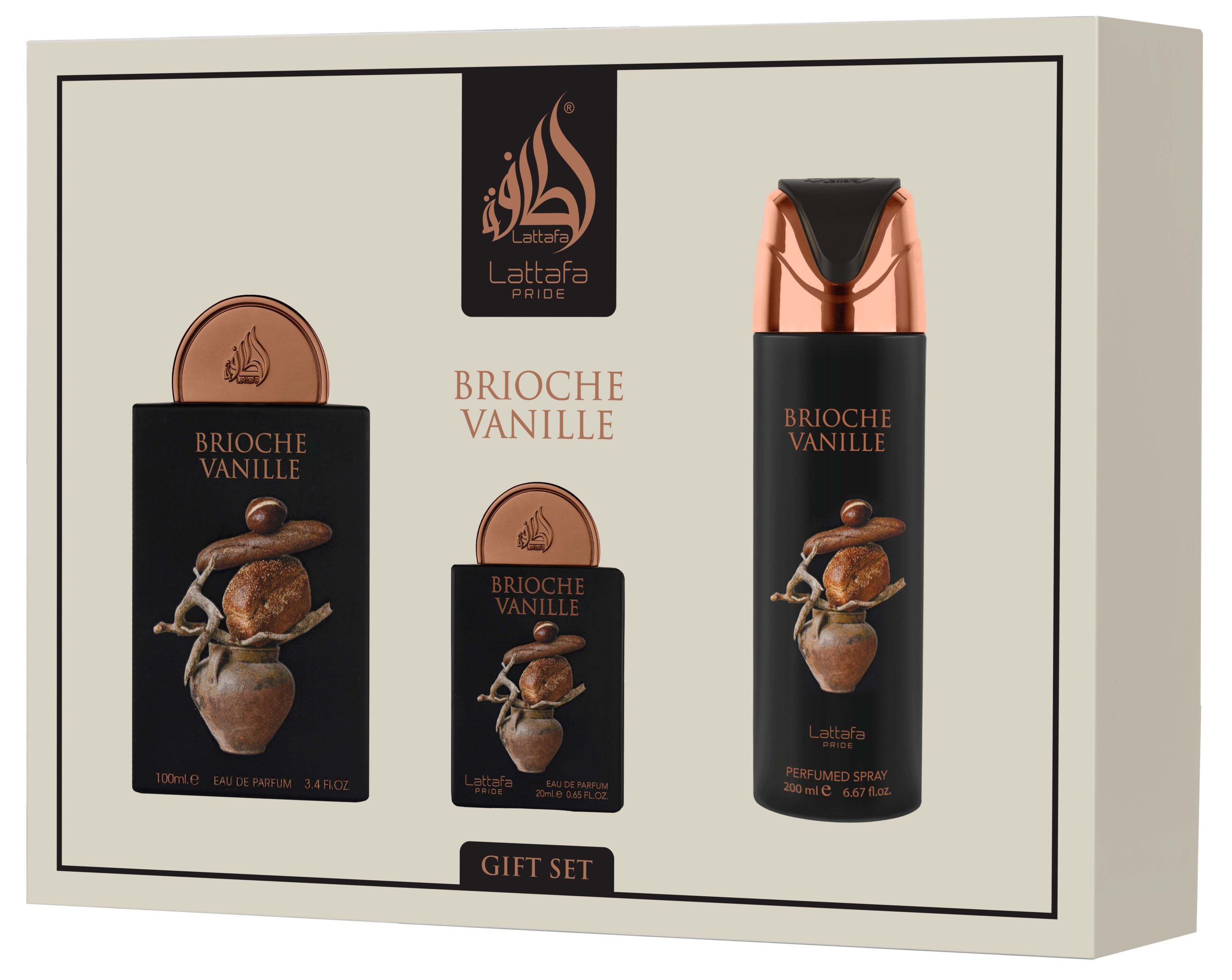 Brioche Vanille - Lattafa Pride (3 Pcs Gift Set)