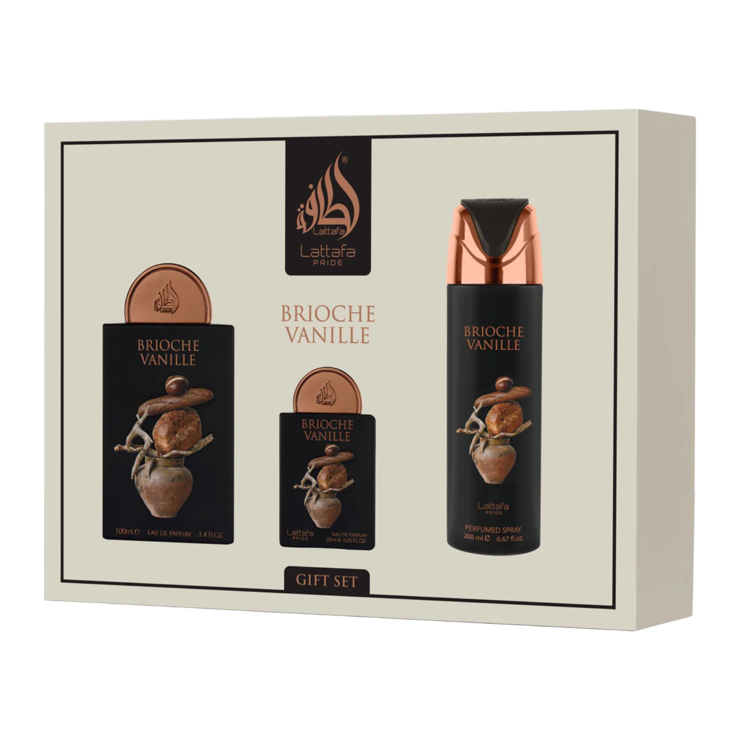 Brioche Vanille - Lattafa Pride (3 Pcs Gift Set)
