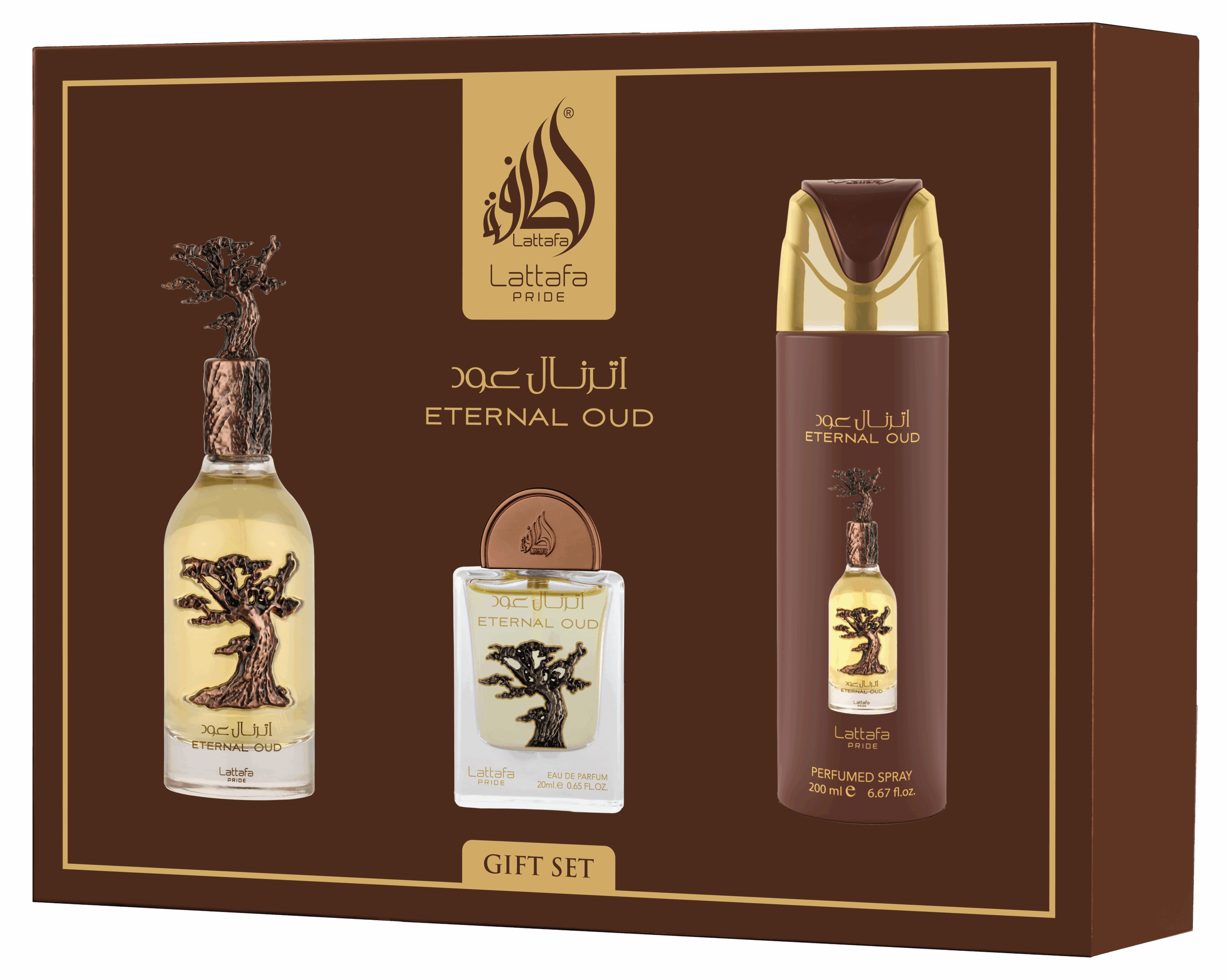 Eternal oud - Lattafa Pride (3 Pcs Gift Set)