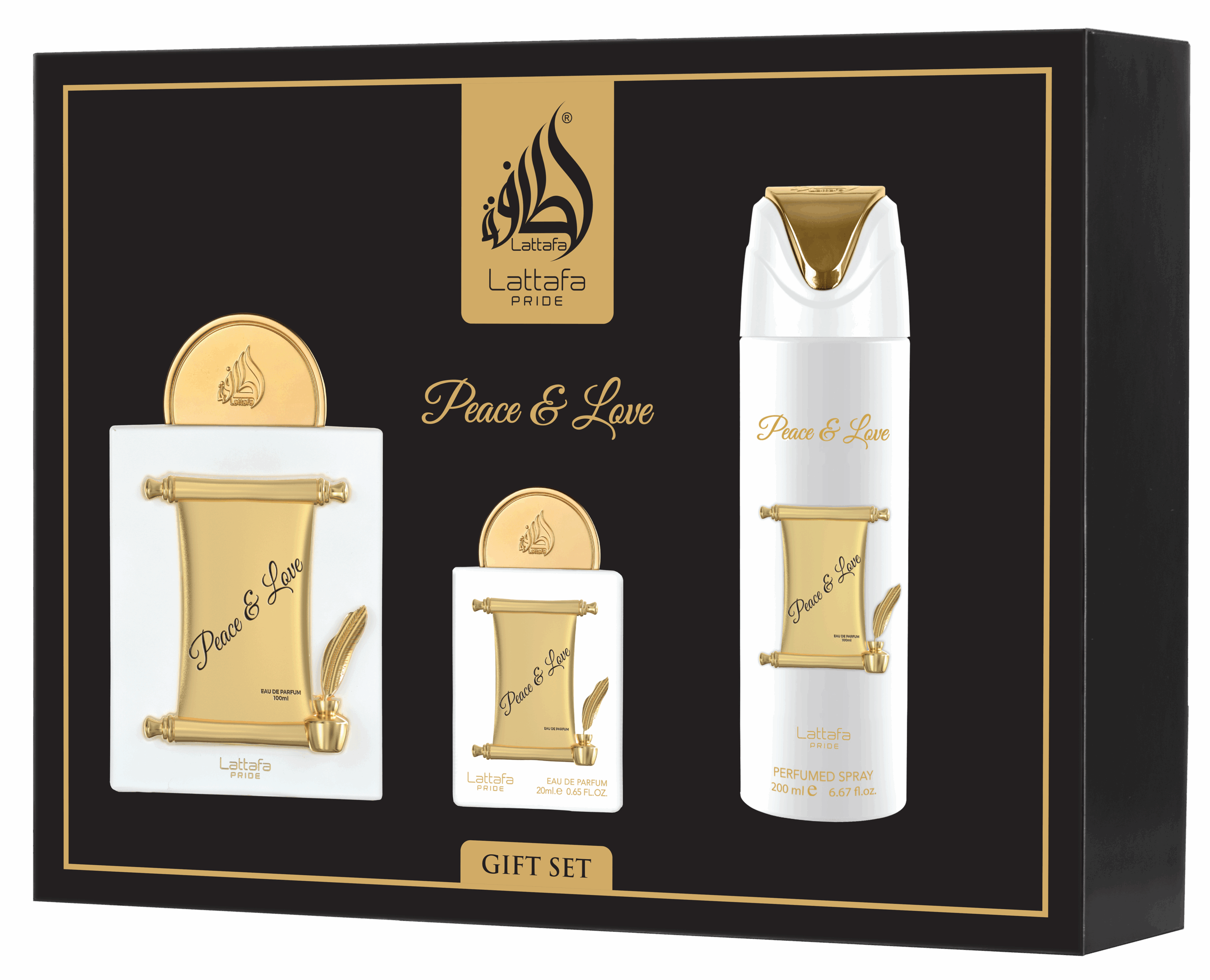 Peace and Love - Lattafa Pride (3 Pcs Gift Set)