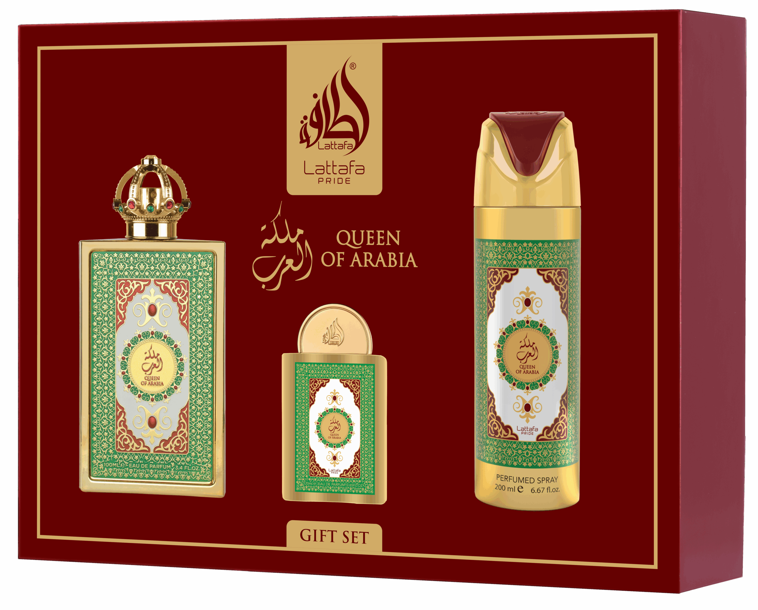 Queen Of Arabia - Lattafa Pride (3 Pcs Gift Set)