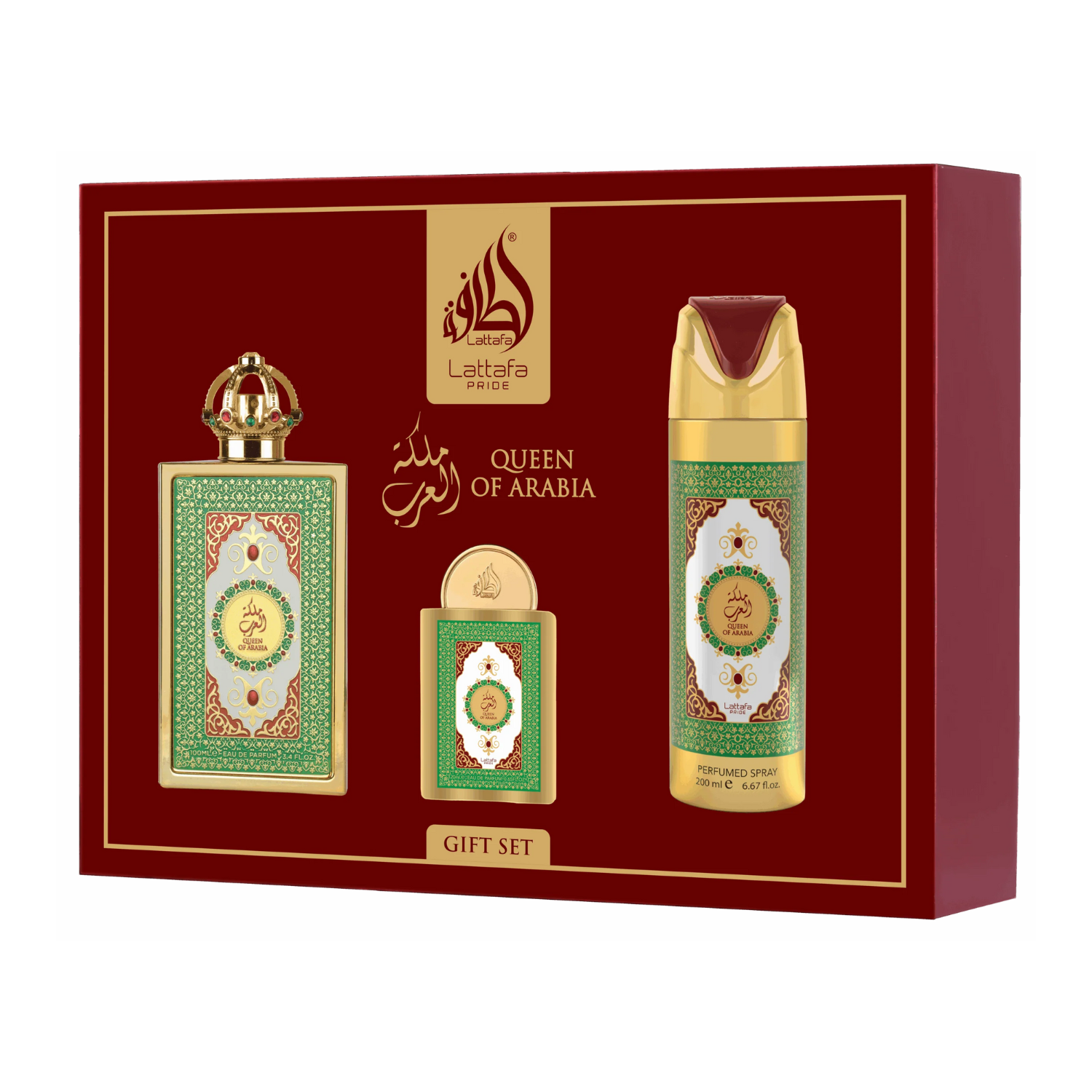Queen Of Arabia - Lattafa Pride (3 Pcs Gift Set)