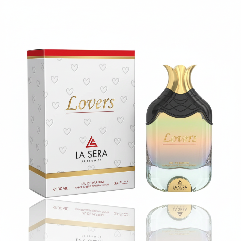 La Sera Lovers Eau de Parfum 100 ml fles met originele witte hartjesverpakking