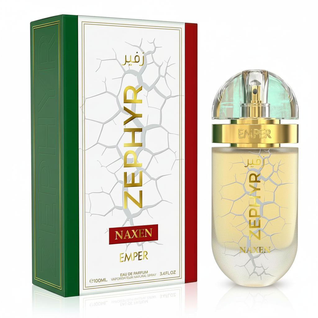 Emper Zephyr Naxen Eau de Parfum 100 ml fles en originele doos