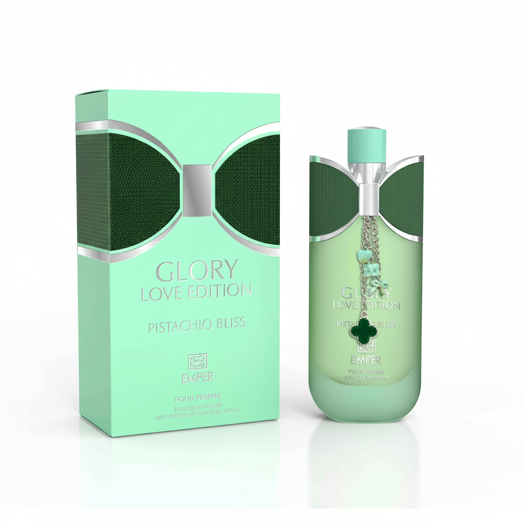 Emper Pistachio Bliss Eau de Parfum 100 ml fles en doos