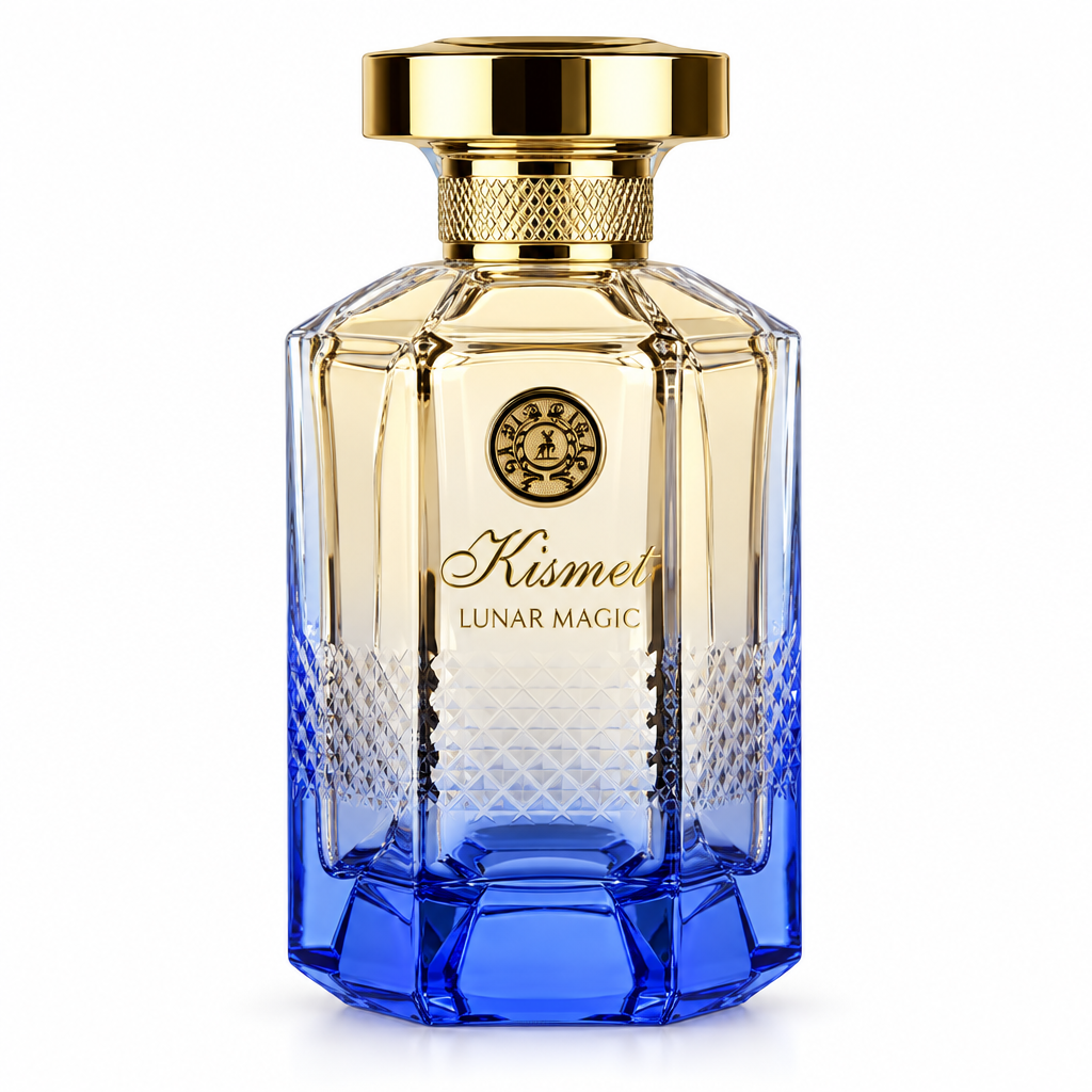 Maison Alhambra Kismet Lunar Magic 100 ml parfumfles op witte achtergrond