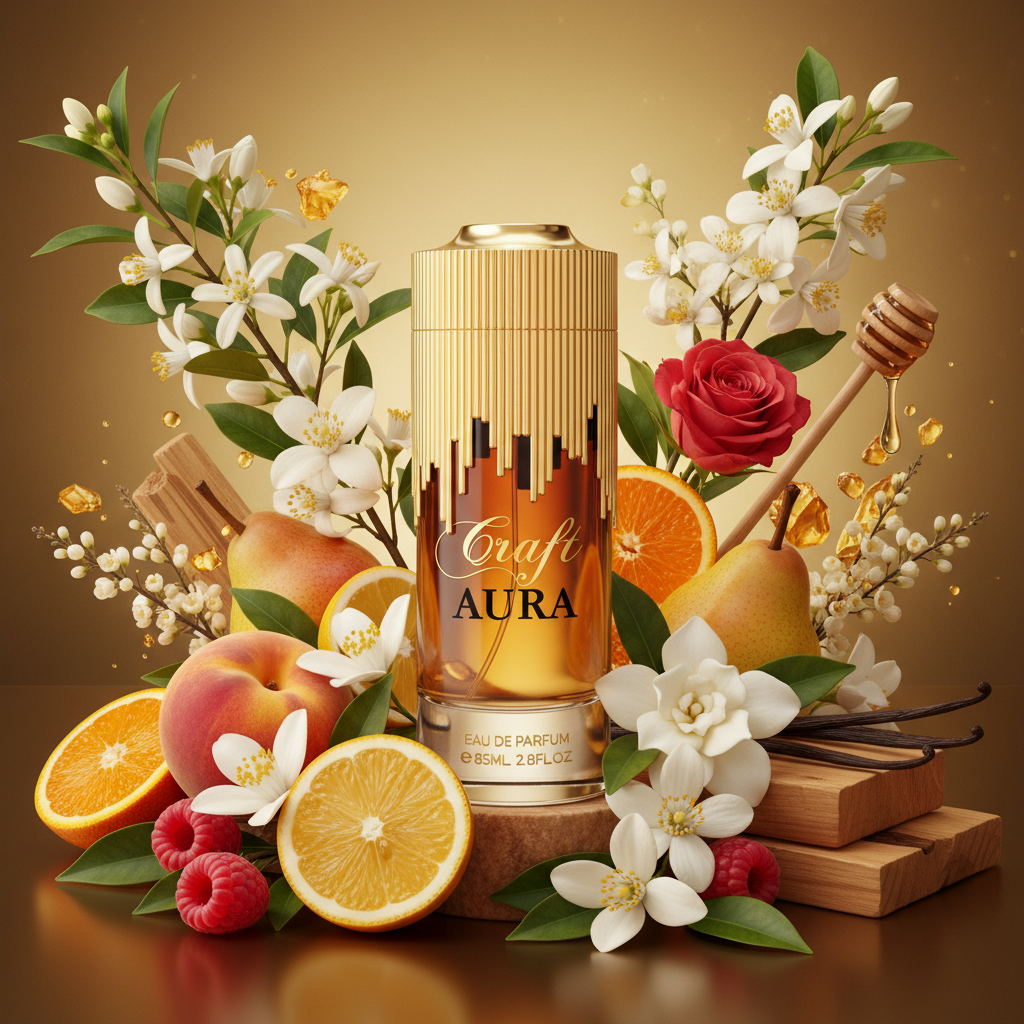 Le Chameau Craft Aura Eau de Parfum 85 ml met citrus, bloemen, honing en amber