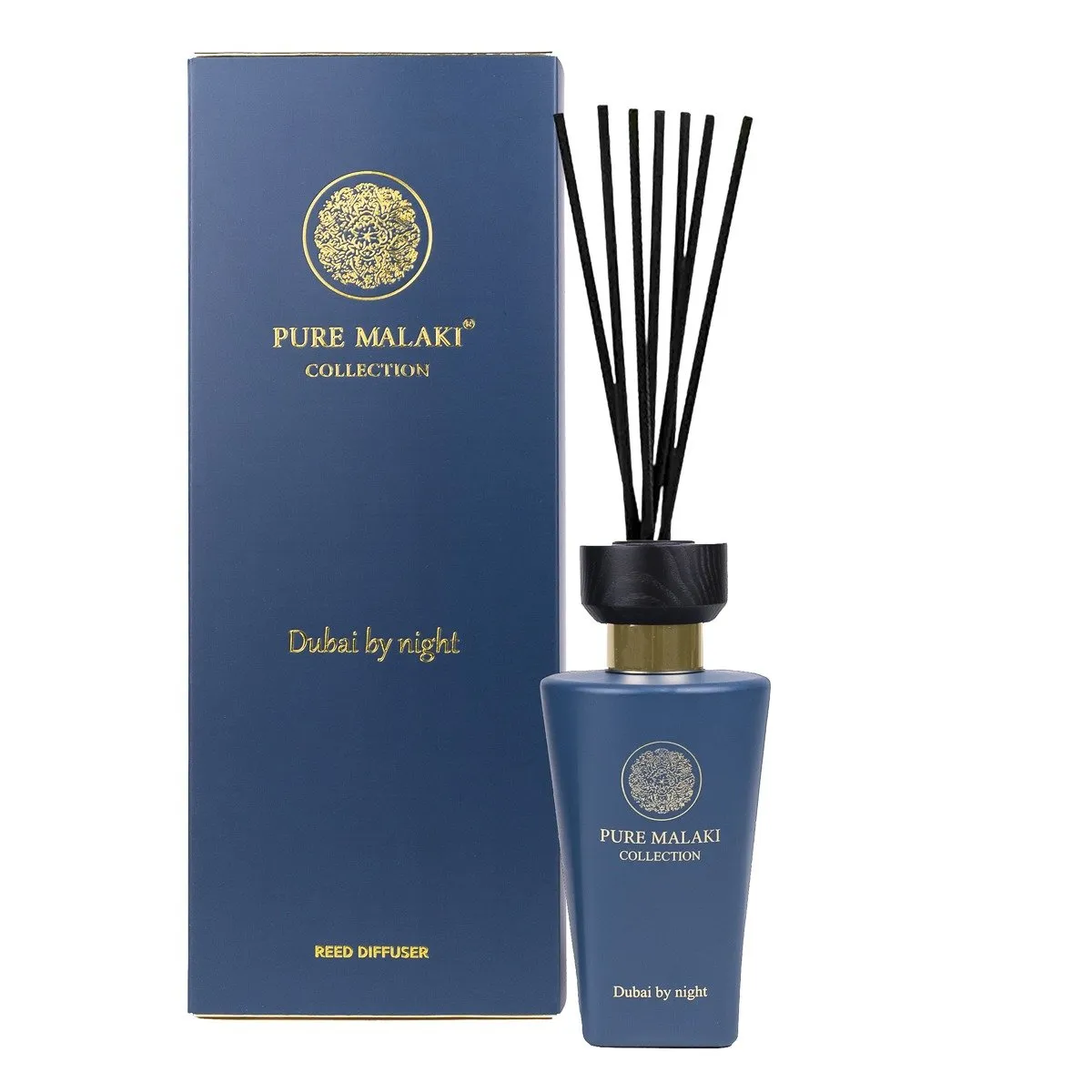 Pure Malaki Dubai by Night geurstokjes 250 ml met originele doos en zeven stokjes