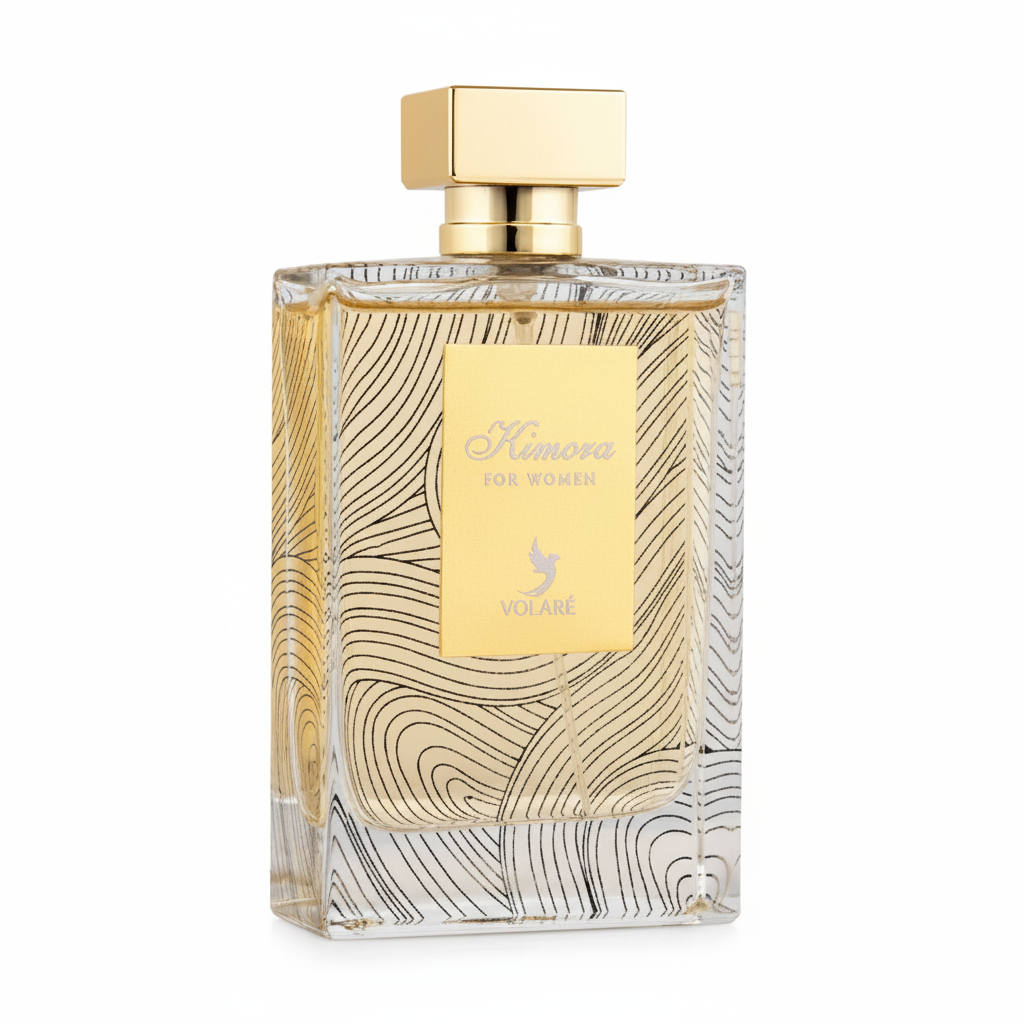 Close-up van de Volaré Kimora for Women Eau de Parfum 100 ml flacon