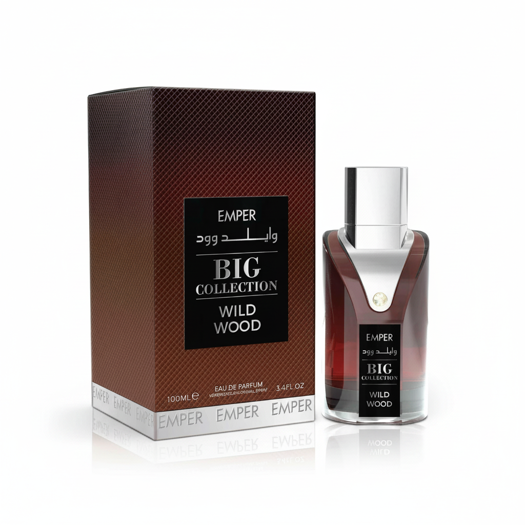 Emper Big Collection Wild Wood Eau de Parfum 100 ml fles en originele doos