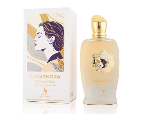 Cassandra Diva Lumina Eau de Parfum van Volaré met parfumdoos en lichte flacon.