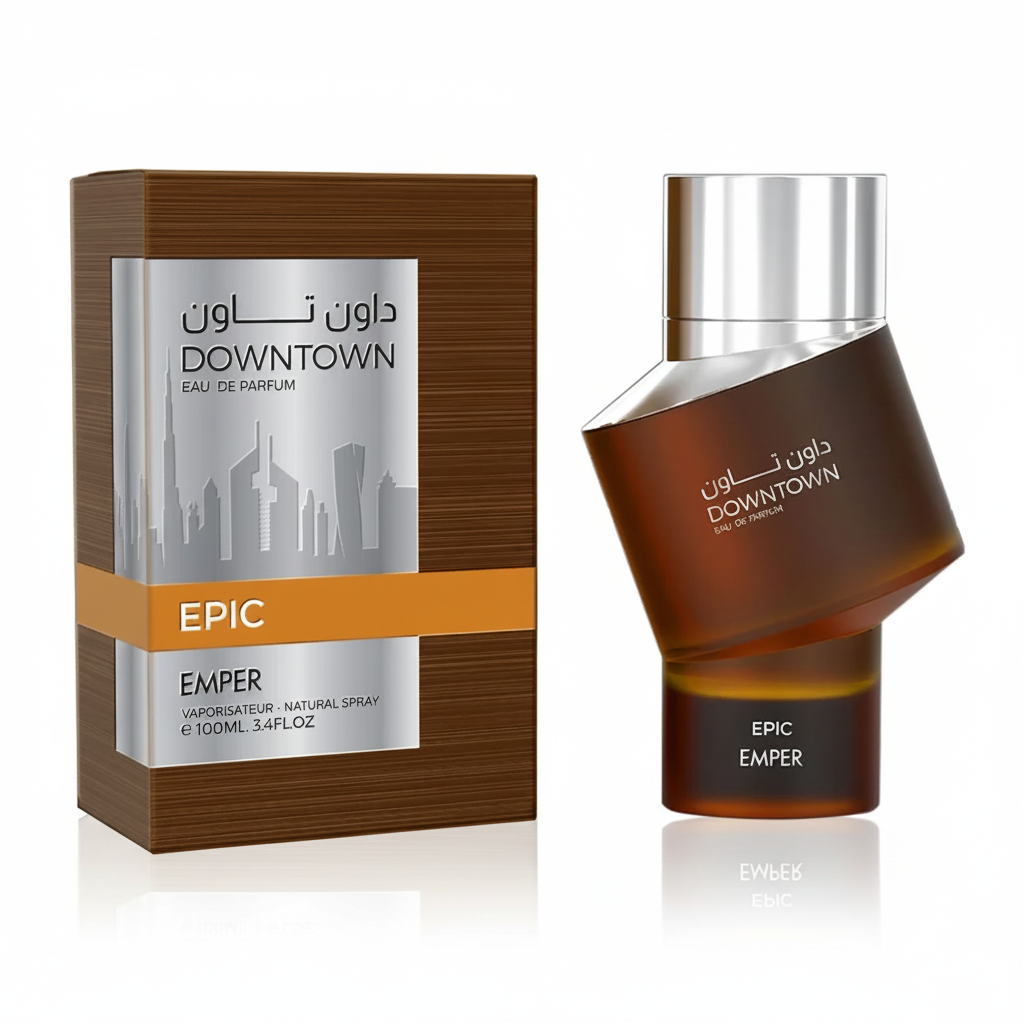 Emper Downtown Epic Eau de Parfum 100 ml fles en originele doos