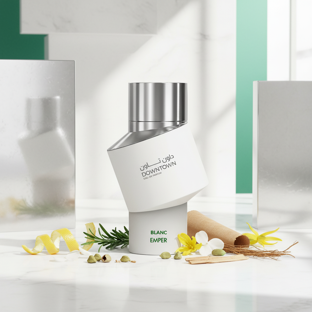 Emper Downtown Blanc Eau de Parfum 100 ml in frisse citrus- en vetiversfeer