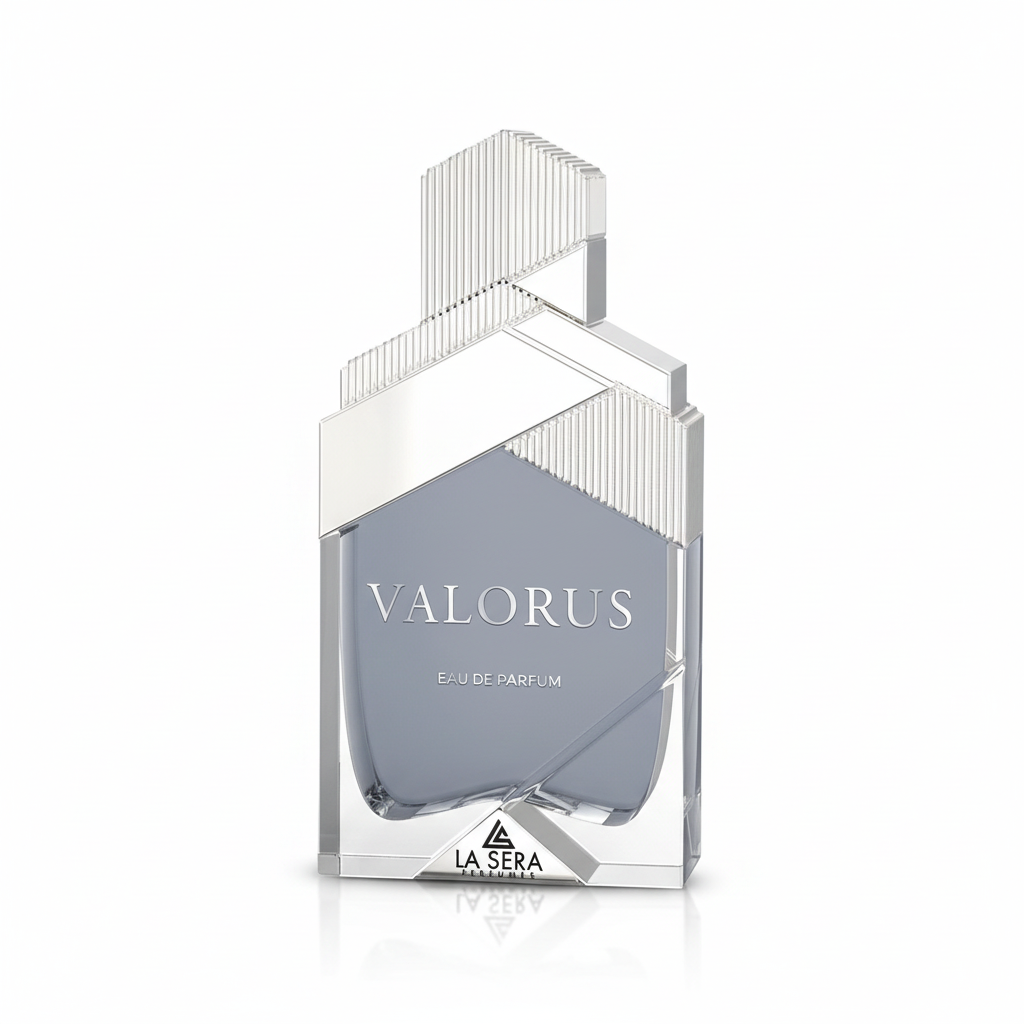 La Sera Valorus Eau de Parfum 100 ml transparante grijsblauwe herenparfum fles