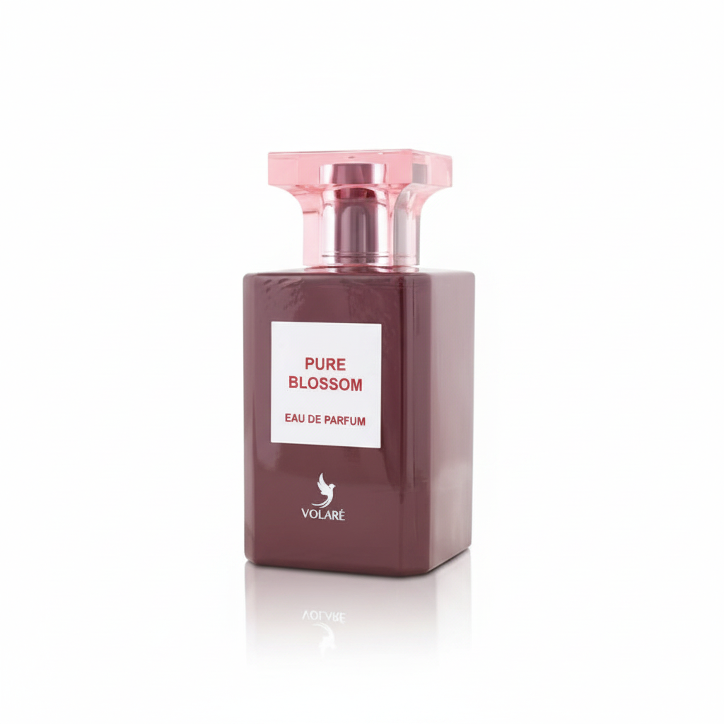 Volaré Pure Blossom Eau de Parfum 100 ml flacon iets naar rechts gedraaid