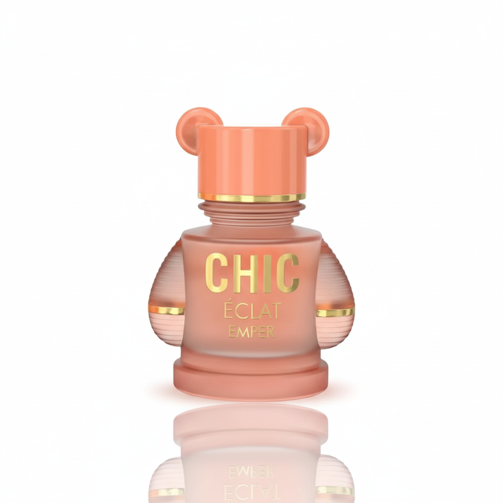 Emper Chic Éclat Eau de Parfum 100 ml koraalroze parfumfles