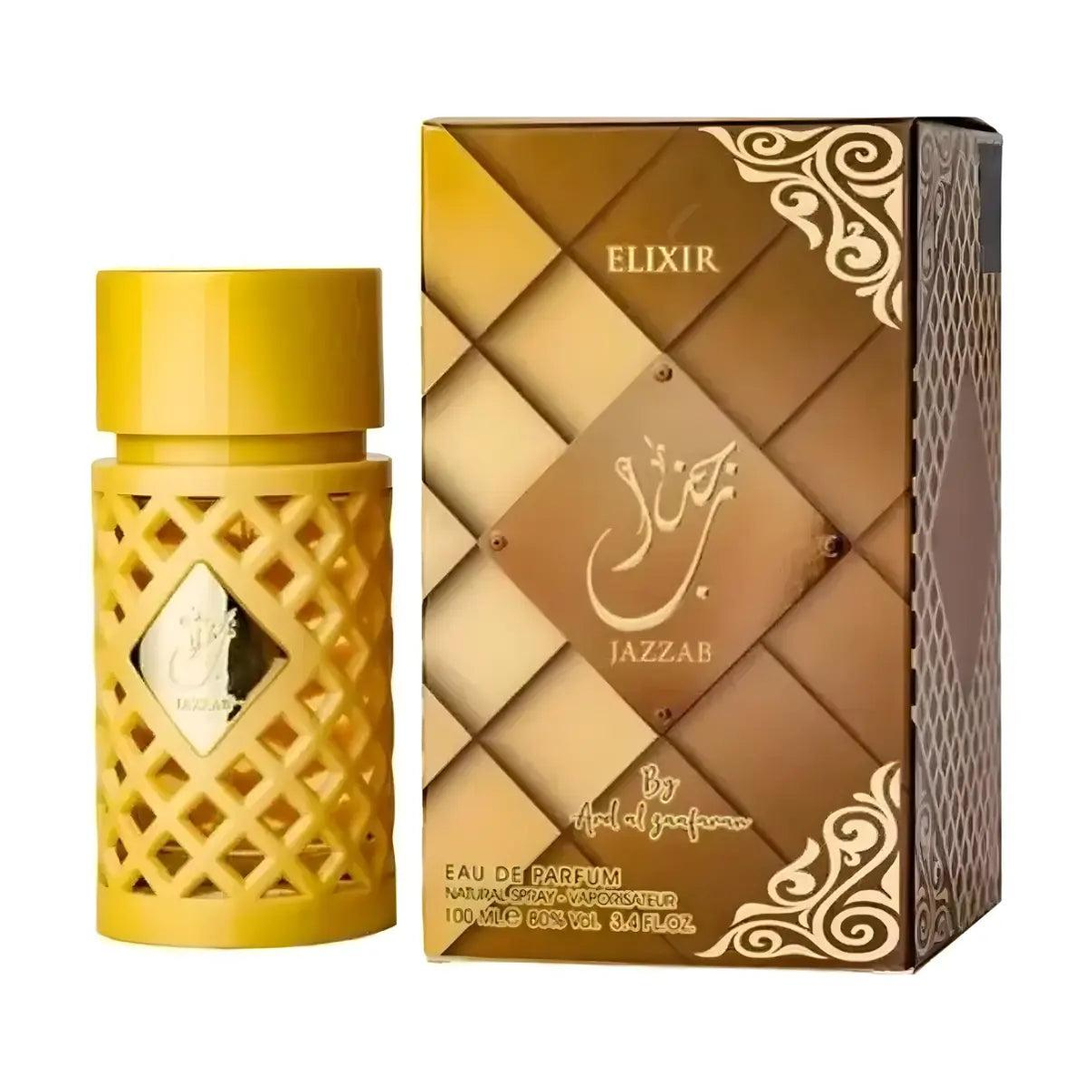 Ard Al Zaafaran Jazzab Elixir Eau de Parfum 100 ml, gouden fles met originele doos
