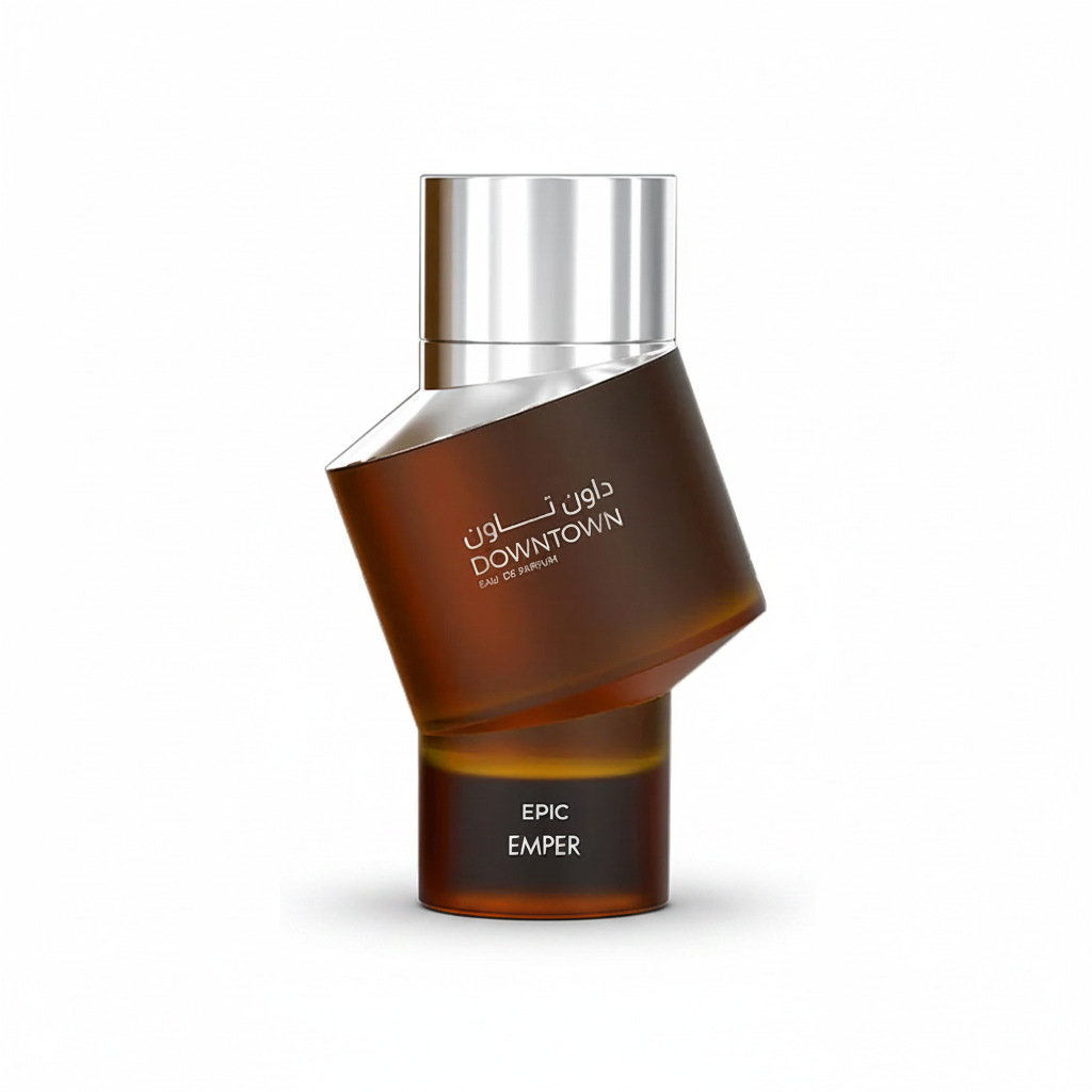 Emper Downtown Epic Eau de Parfum 100 ml amberbruine parfumfles