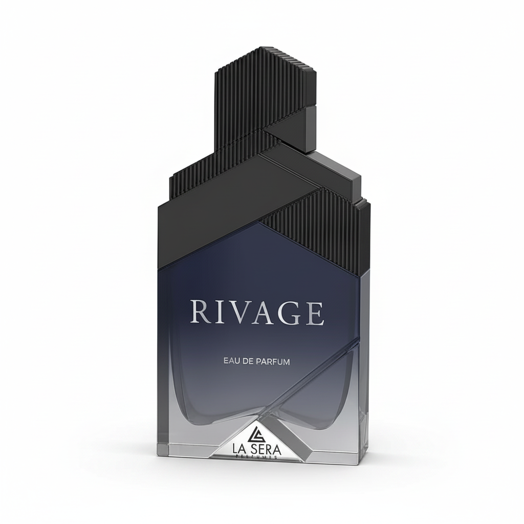 Rivage La Sera Eau de Parfum 100 ml donkerblauwe parfumfles