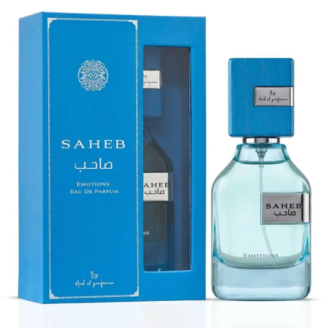 Ard Al Zaafaran Saheb Emotions Eau de Parfum 70 ml, fles met originele blauwe doos