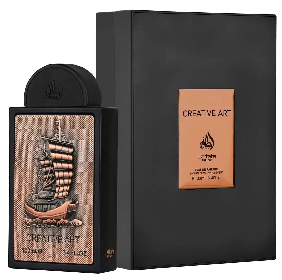 Lattafa Pride Creative Art 100 ml fles met originele zwarte verpakking