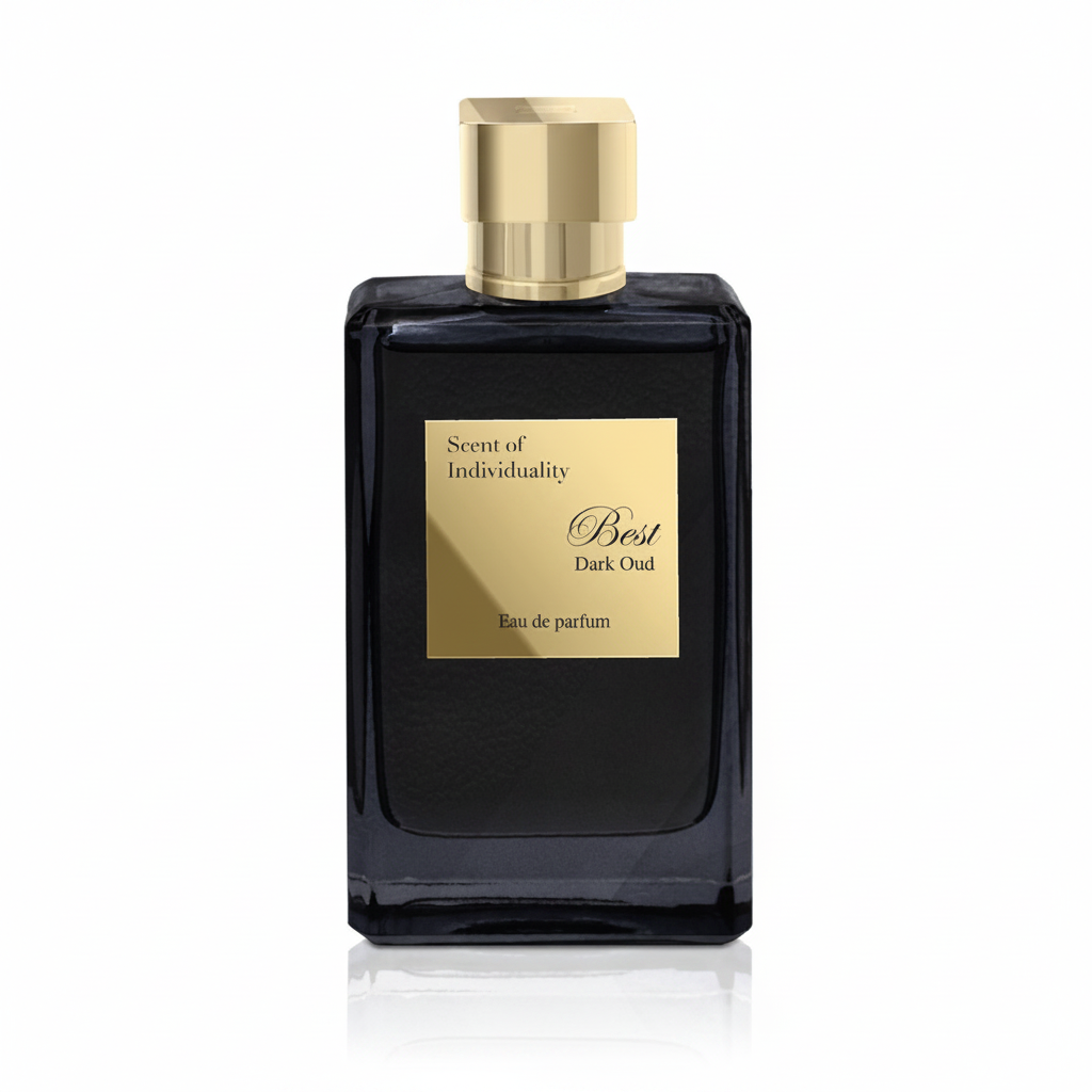 Emper Best Dark Oud Eau de Parfum 100 ml zwarte parfumfles met gouden dop